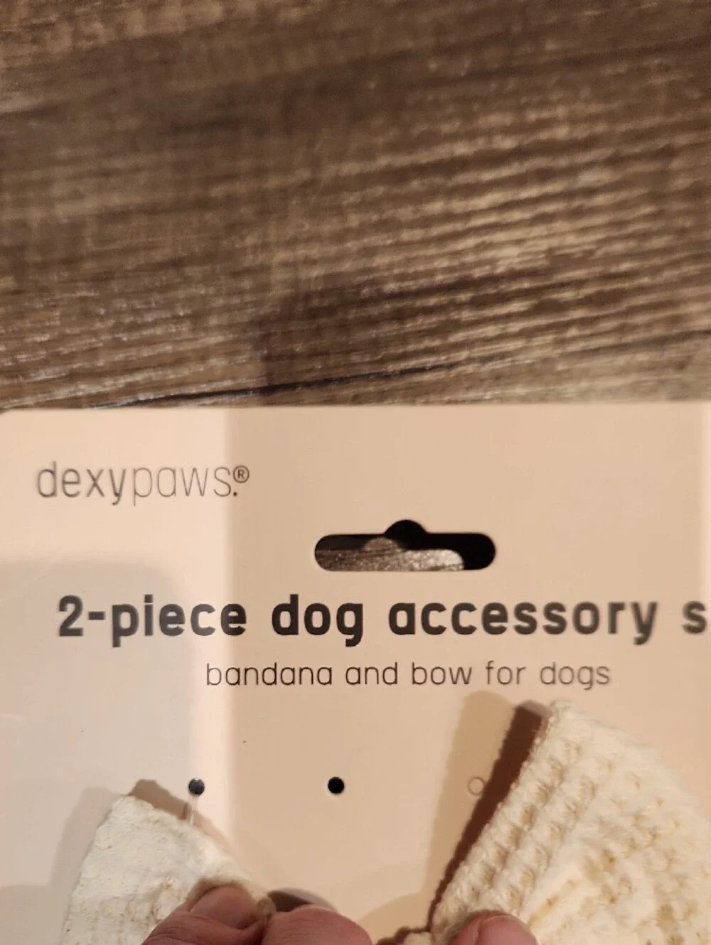 NWT Dexypaws 2pc Dog Accesory Set Bandana & Bow